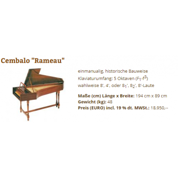 ĐÀN Cembalo(Rameau)